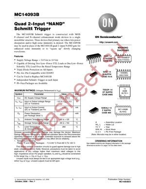 MC14093BDG datasheet  